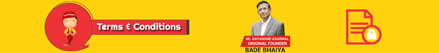 Terms and Conditions - Agarwal Packers and Movers