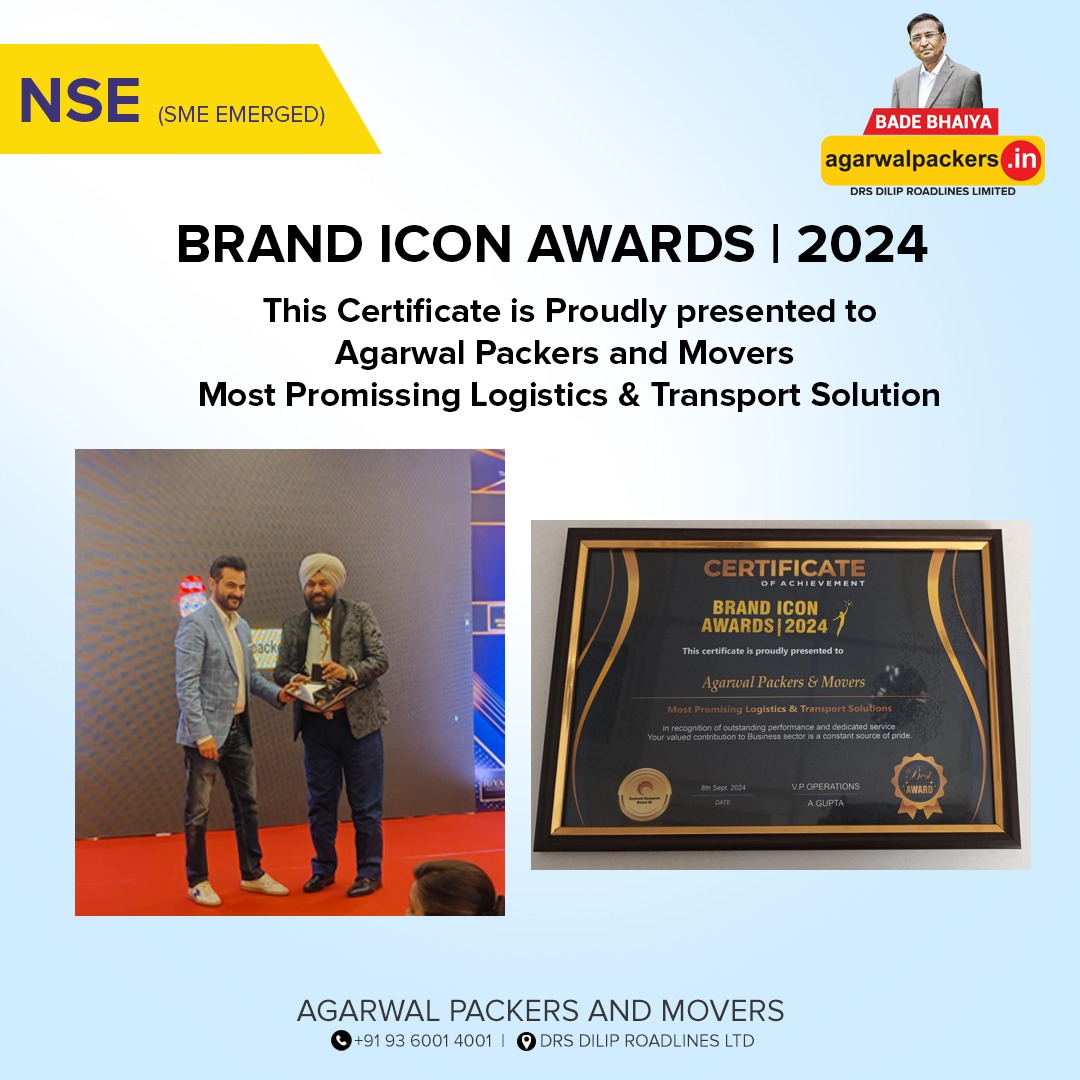 TAA Virtuosa Award - Agarwal Packers and Movers